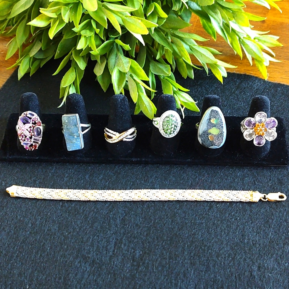 Sterling Silver 7 Pc Bundle - image 1